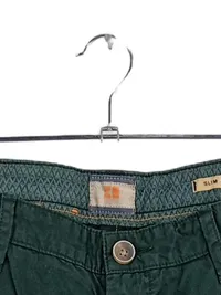 BOSS Orange Herren Stoffhose Chino Slim Fit Dunkelgrün Gr. 44 4