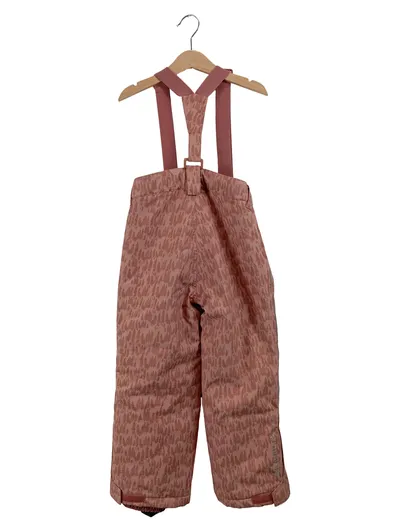 Adventure Skihose Kinder Gr. 116 Rosa mit Trägern Outdoor Winterhose