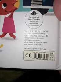 Coppenrath Stoffbuch Komm mit in meine Werkstatt Nicola Slater Klappen Fühlen 2