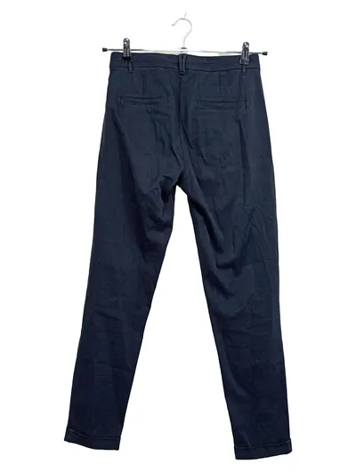 Rich & Royal Damen Stoffhose Blau Gr. 36 Casual Kordelzug