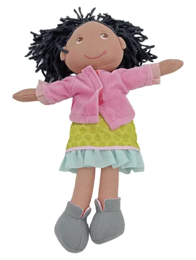 HABA Handpuppe Mädchen Cari Mehrfarbig 30 cm