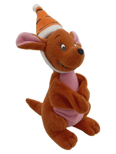 Disney Winnie Puuh Roo Känguru Kuscheltier mit Tigger Mütze Braun