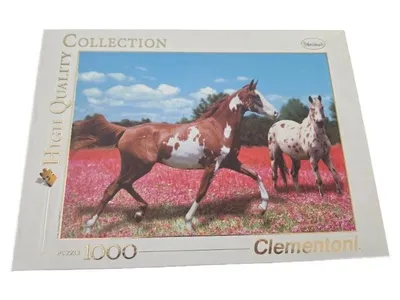Clementoni Puzzle 1000 Teile Pferde High Quality Collection Tiere Natur