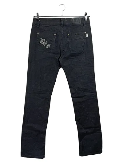 FE.N (Fashion Europe Net) Jeans Straight Leg Schwarz Damen Gr. 40 W31 L32