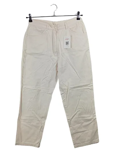 Woodpecker Stoffhose Damen Beige Gr. 42 W33 XL Baumwolle Casual