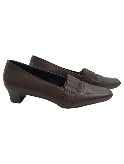 Högl Damen Pumps Klassisch Braun Größe 38.5 Leder