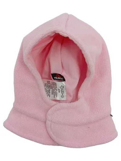 JAKO-O Sturmhaube Mütze Polartec Fleece Rosa Gr. 50, 52 Kinder Schlupfmütze