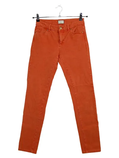 SEDUCTIVE Damen Jeans Regular Fit Orange Gr. 34 W26 Stretch