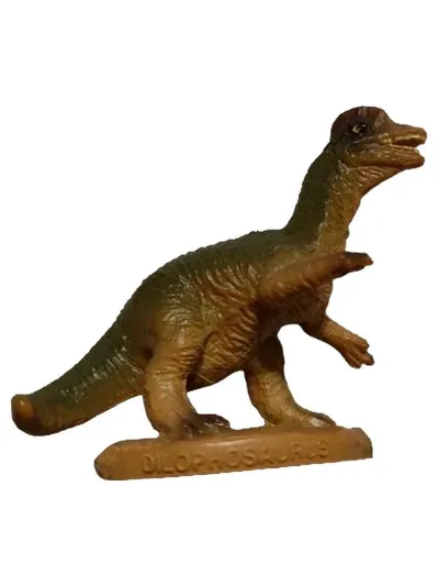 BULLYLAND Dilophosaurus Dinosaurier Spielfigur Grün 6 cm Handbemalt