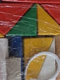 IKEA Holzbausteine Wagen Bunt Kinder Spielzeug Bauklötze Set 2