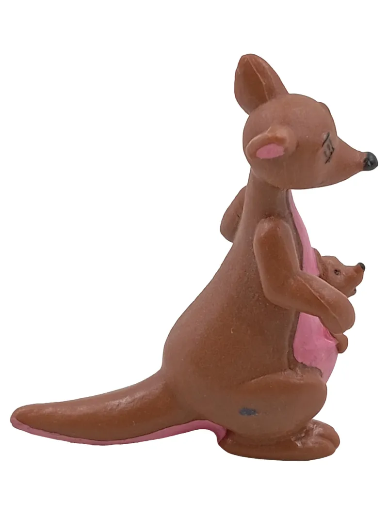 BULLYLAND Spielfigur Känguru mit Baby Disney Kanga Ruh Braun 7 cm 2
