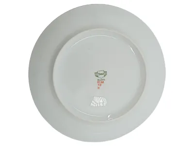 Thomas Bavaria Sammelteller Wandteller Obstmotiv Porzellan 19cm Weiß Goldrand