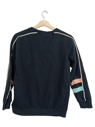 FILA Sweatshirt Logo Pullover Schwarz Gr. 38 M Sportlich
