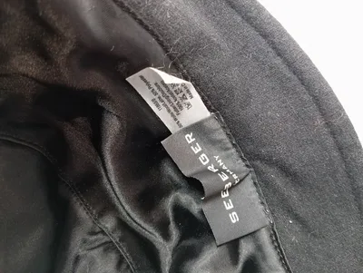 Seeberger Damen Glockenhut Schwarz Wolle Polyester one size Klassisch