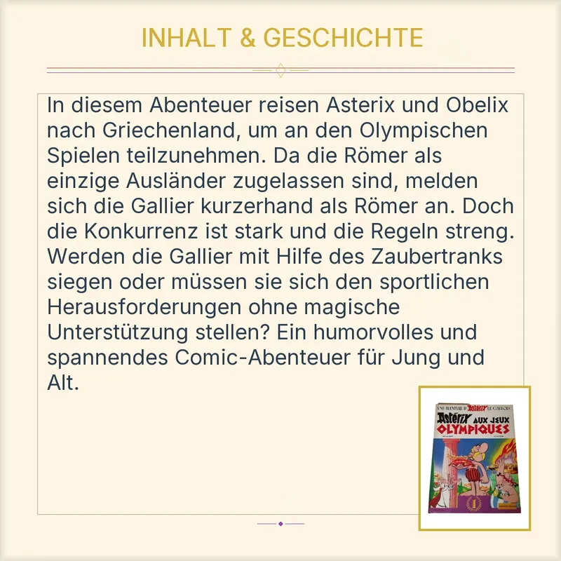 Comic Asterix Band 12 Astérix aux Jeux Olympiques Goscinny 3