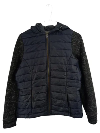 Superdry Mountain Hybrid Steppjacke Damen Gr. S Blau Kapuze