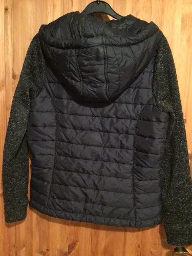Superdry Mountain Hybrid Steppjacke Damen Gr. S Blau Kapuze