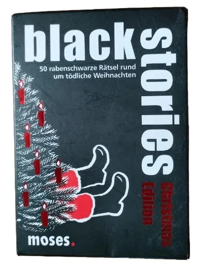 moses. black stories Christmas Edition Kartenspiel Rätselspiel Weihnachten