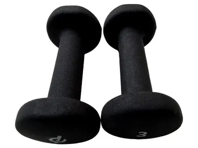 Peloton Kurzhanteln Set 2 Stück je 1, 3 kg Schwarz Fitness Gewichte