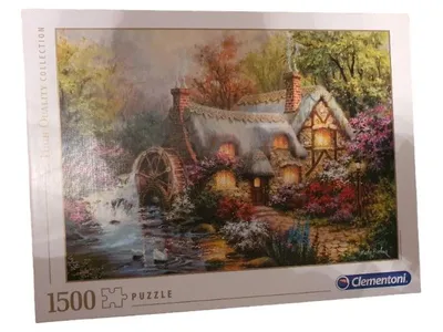 Clementoni 1500 Teile Puzzle High Quality Collection Cottage Mühle
