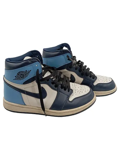 Nike Air Jordan 1 High OG Obsidian UNC Herren Sneaker Gr. 42 Blau Weiß