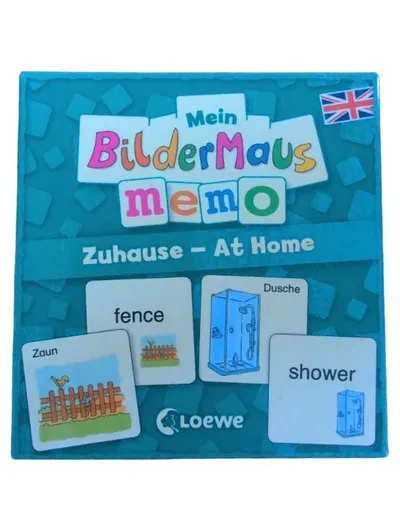 Loewe Mein BilderMaus memo Zuhause At Home Gedächtnisspiel Englisch lernen