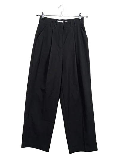 EDITED Damen Stoffhose Business Schwarz Gr. 36 W28 S