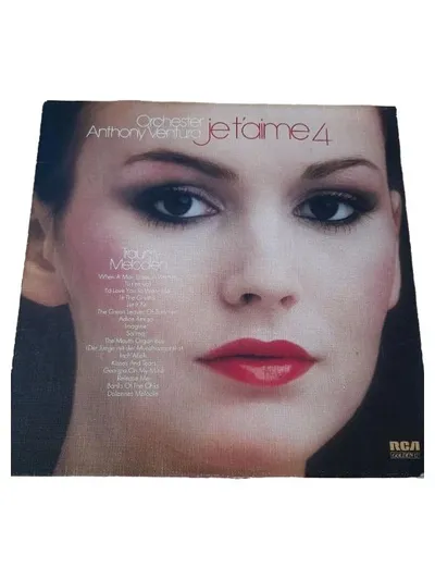 Orchester Anthony Ventura Je t'aime 4 Vinyl LP RCA Traum-Melodien