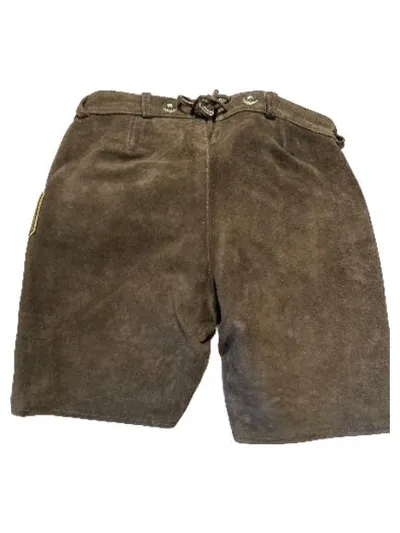 Edelnice Trachten Lederhose Herren Gr. 42 Braun Stickerei Oktoberfest