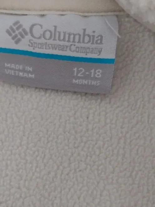Columbia Fleecejacke Kinder Beige Gr. 86 (12-18 Monate) Outdoor 3