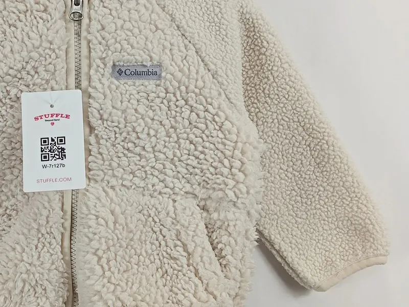 Columbia Fleecejacke Kinder Beige Gr. 86 (12-18 Monate) Outdoor 4