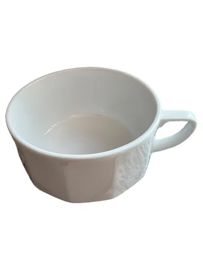 Graf von Henneberg Suppentasse Weiß Porzellan Klassisch 10 cm