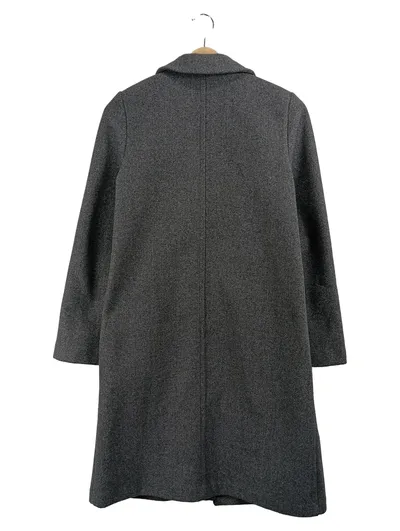 Zara Damen Wollmantel Grau Gr. 36 S Klassisch