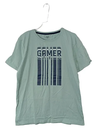 Yigga T-Shirt Jungen Gr. 170/176 Grün GAMER Print Baumwolle