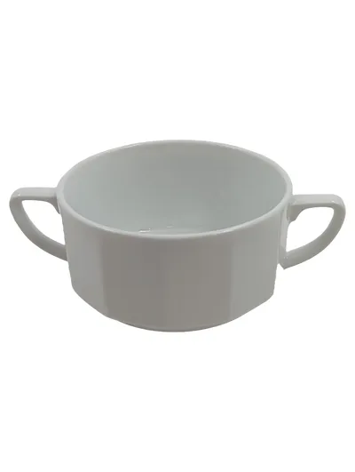 Graf von Henneberg Suppentasse Porzellan Weiß 300ml 10 cm