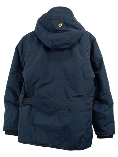 Wellensteyn Winterjacke Herren Gr. S 46 Blau Outdoor Jacke Kapuze