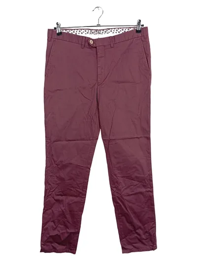 EDUARD DRESSLER Herren Stoffhose Chino Rot Gr. 50 Casual