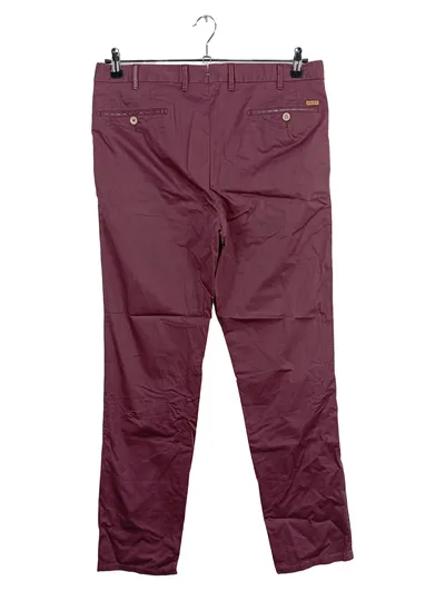EDUARD DRESSLER Herren Stoffhose Chino Rot Gr. 50 Casual