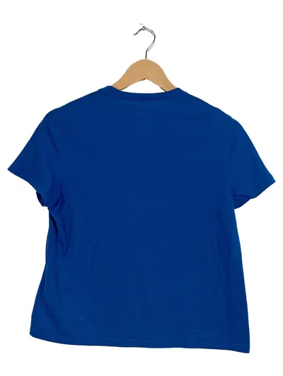 Reebok T-Shirt Sport Damen Blau Gr. 34 XS Kurzarm