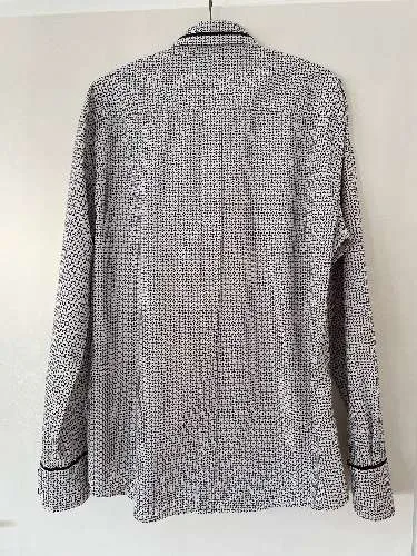 Stefan Brandt Herren Business Hemd Gr. 3XL Grau Baumwolle Langarm