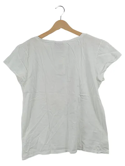 Peanuts Snoopy Looking Good Today T-Shirt Damen Weiß Gr. 40 L Baumwolle