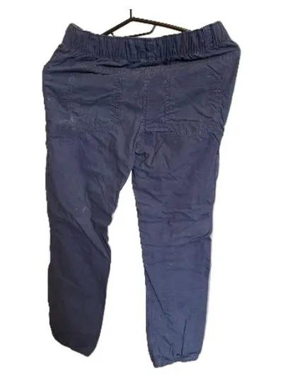 YIGGA Mädchen Jogginghose Gr. 134 Blau Schmetterlinge Glitzer