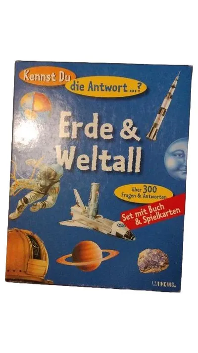 MixIng Lernspiel Kennst Du die Antwort...? Erde & Weltall Quizspiel Buch Karten