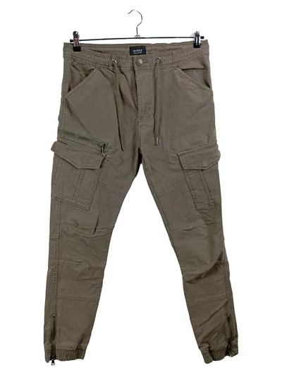 ANTARGO Cargohose Herren Oliv W32/48/M Baumwolle Casual