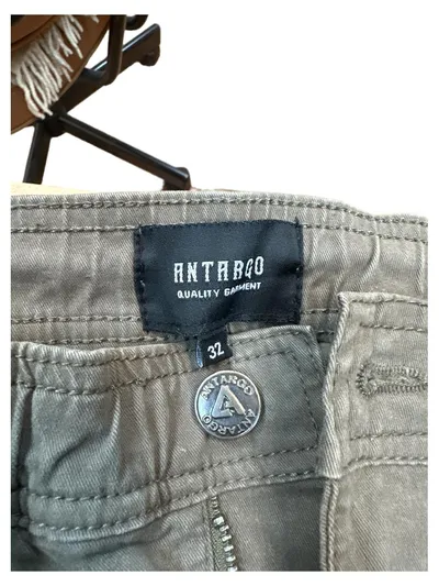 ANTARGO Cargohose Herren Oliv W32/48/M Baumwolle Casual