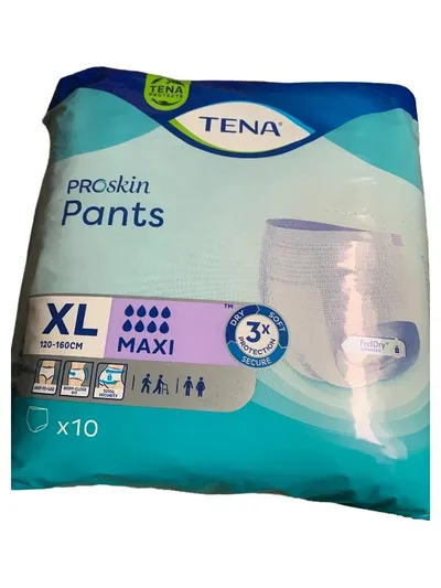 TENA ProSkin Pants Maxi XL Inkontinenz-Unterwäsche 10 Stück 120-160cm