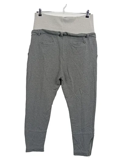 bellybutton Umstandshose Stoffhose Damen Grau Gr. 44 XXL Meliert Casual