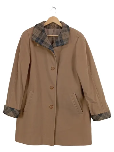 Westbury Damen Sweatjacke Jacke Braun Kariert Gr. 40 L Klassisch