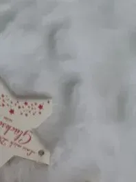 NICI Engel Charm Anhänger Stoff Beige 7x10 cm Weihnachten Glücksbringer