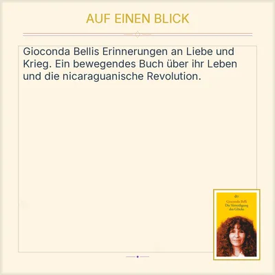 Gioconda Belli: Die Verteidigung des Glücks - Autobiografie dtv